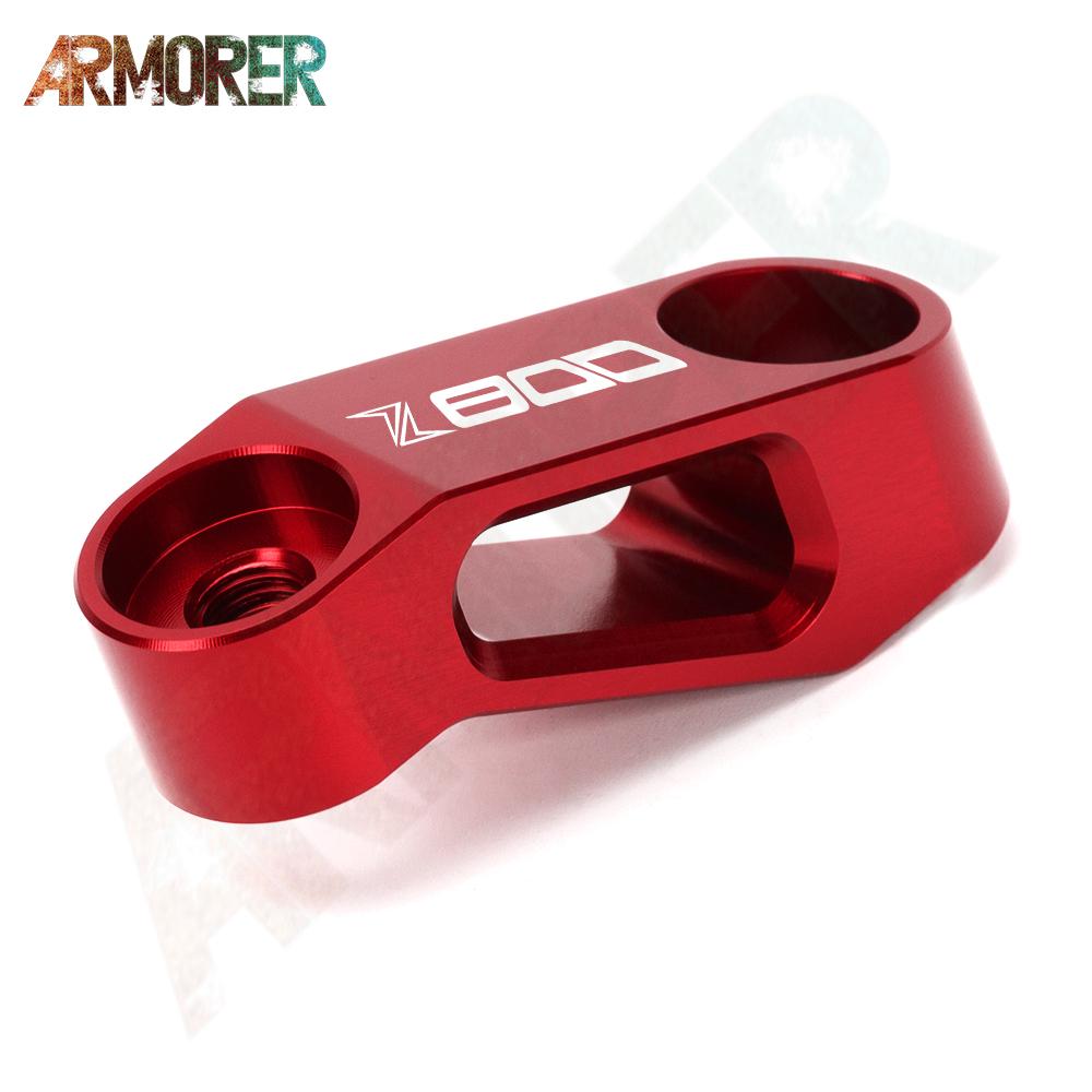 Příslušenství pro motocykly KAWASAKI Z800 Z 800 CNC Hliníkový držák pro prodloužení zpětného zrcátka