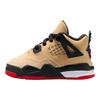 Air Jordan 4 Retro TD Pizza Bebek Spor Ayakkabıları Ten Rengi Susam Beyazı IH2095-200