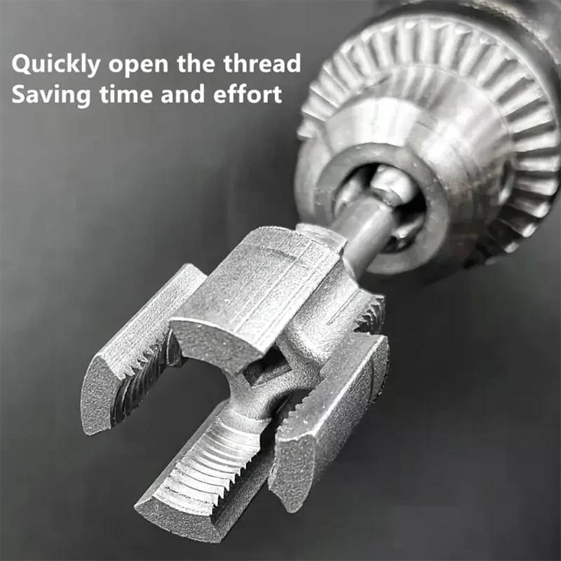 1/2inch 3/4inch PPR/PVC Water Pipe Threader Tapping ToolInternal Thread External Thread Integrated Water Pipe Wire Opener