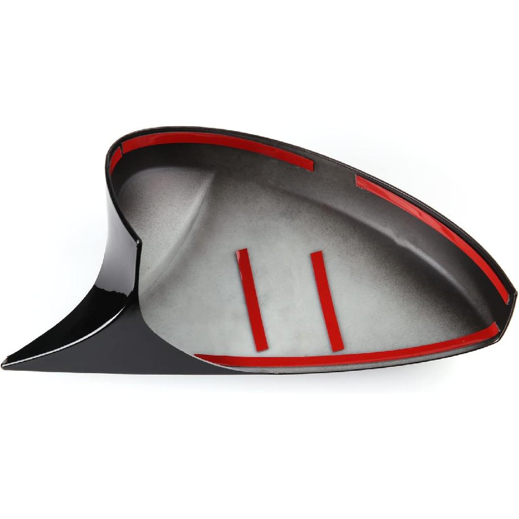 CKE 2pcs Compatible with Honda Civic 2026 2025 2024 Accessories Aggressive Look Sport Door Side Mirror Cover Exterior Rearview Mirror Guard Cover