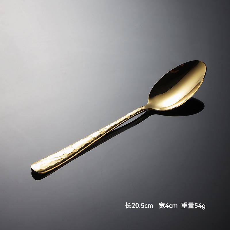 Nerezová ocel 410 vzor kapek vody nůž, vidlička a lžíce hotelový západní příbor steakový nůž a vidlička sada reliéf