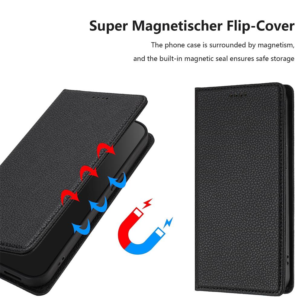 Rfid Blocking Leather Phone Case For Funda Xiaomi 15T 15T Pro 25069PTEBG 2506BPN68G Magnetic Wallet Flip Card Slot Cover