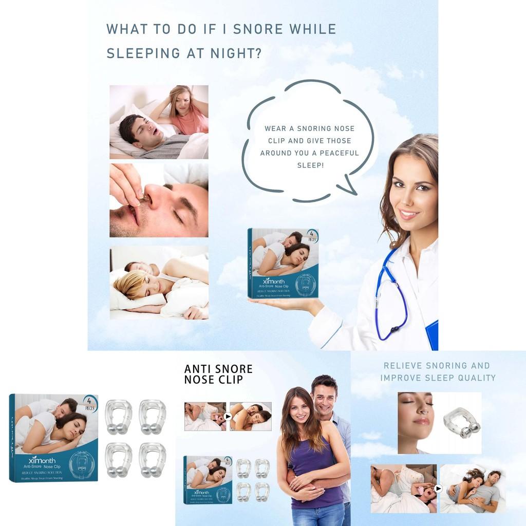 Ximonth Comfortable Anti Snoring Nose Clips For Effective Sleep Aid And Nasal Health