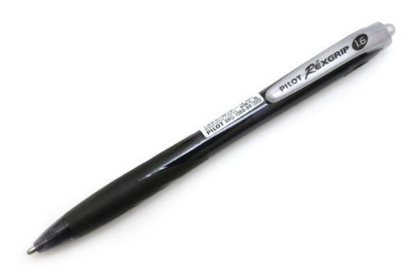 

Pilot Ballpoint Pen Rex Grip Black BRG-10BB-BB