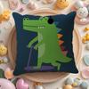 Cartoon Geometric Animal Pattern Pillow Case Pattern Printed Pillowcase for Living Room Sofa Cushion Cover  Bedroom Decor