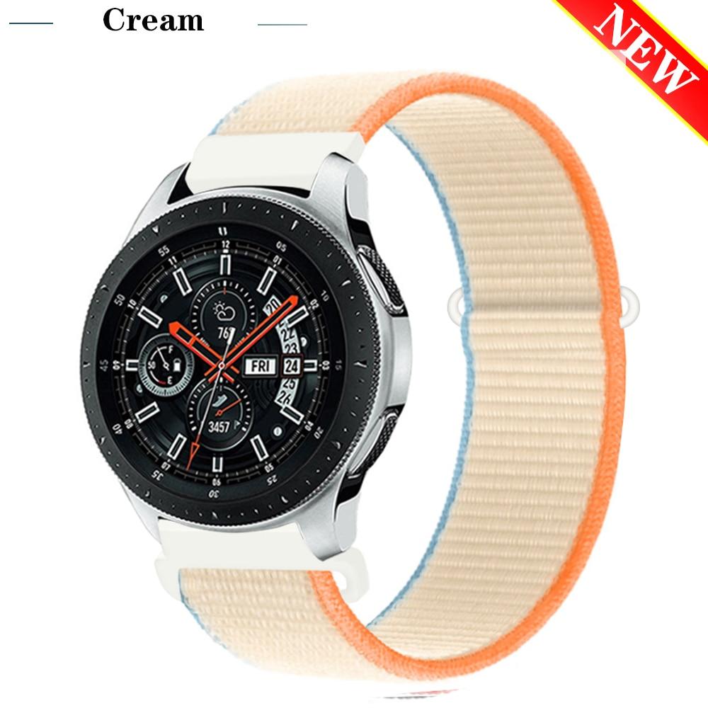 20/22mm band For Galaxy Watch 3/46mm/42mm/active 2 strap Samsung Gear S3 Frontier Sport Nylon Bracelet Huawei watch GT 2 41 45mm