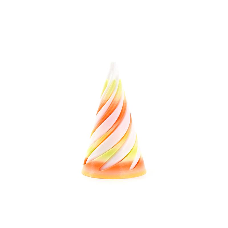 1 Piece Spiral Cone Decompression Toy 3D Printed Pyramid Impossible Pass-Through Sculpture Square Pillar Helix Screw Fidget Toys