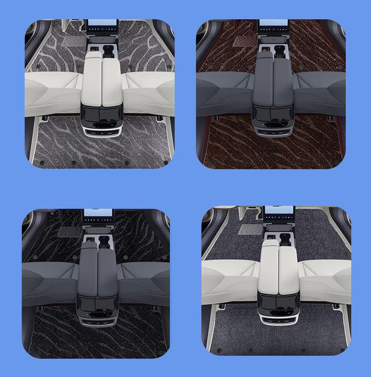 Eco-Friendly Leather Floor Mats for Jihu Alphard T6: Full-Coverage Interior Protection and Modification.