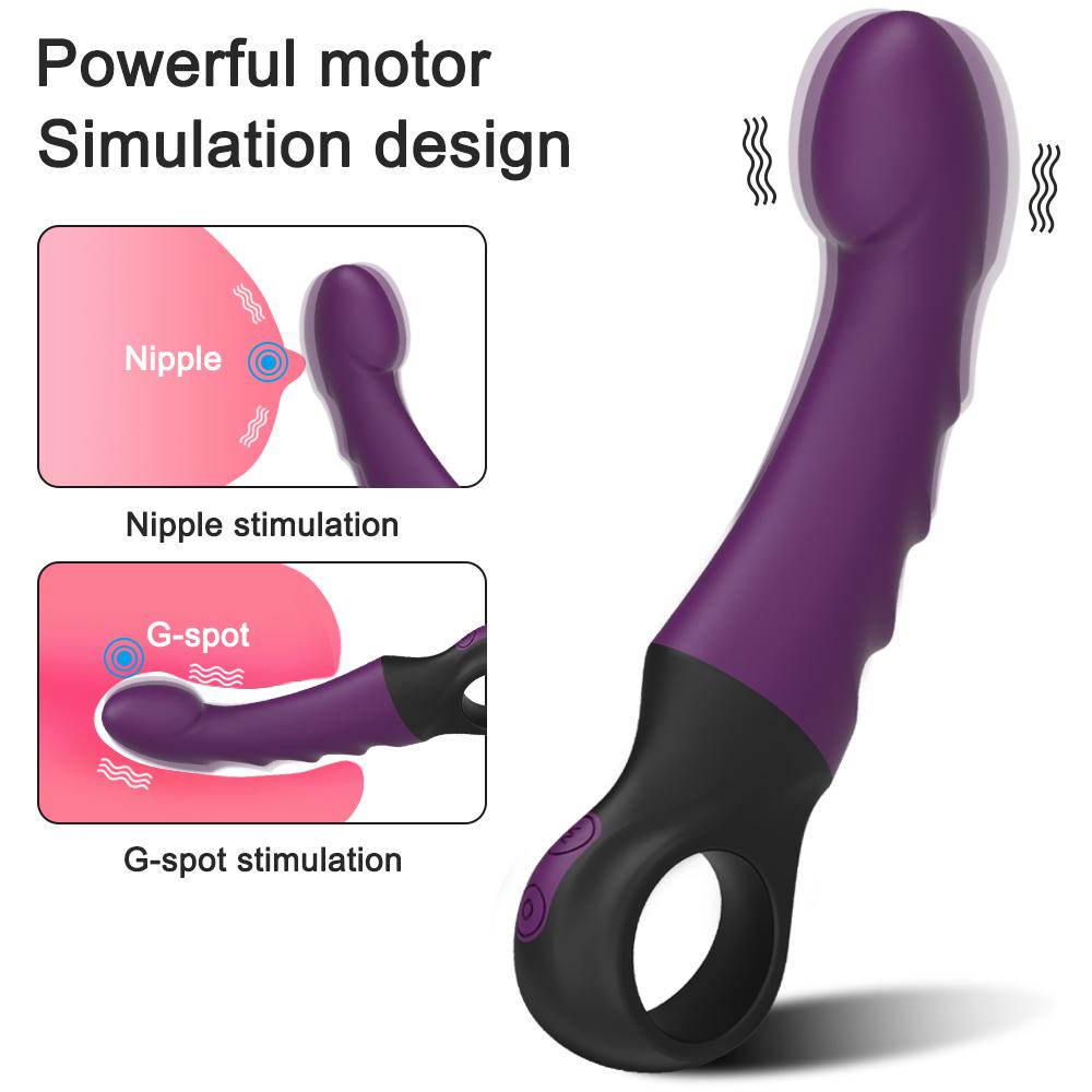 Dildo Multi Speed G Spot Vagina Vibrator Klitoris Butt Plug Anal Erotiske Varer Produkter Sexleketøy for Kvinner Voksne Kvinner