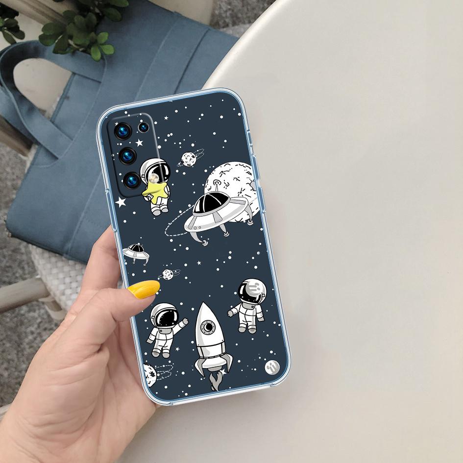 

CJ12 Astronaut Space Moon Case for Motorola Moto G40 G04 G05 One Ace Action Fusion + Plus Hyper Macro Vision Zoom Motorola Moto G04
