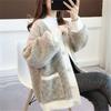 Autumn 2025 Thick Knit Women's Cardigan - Loose, Lazy Style