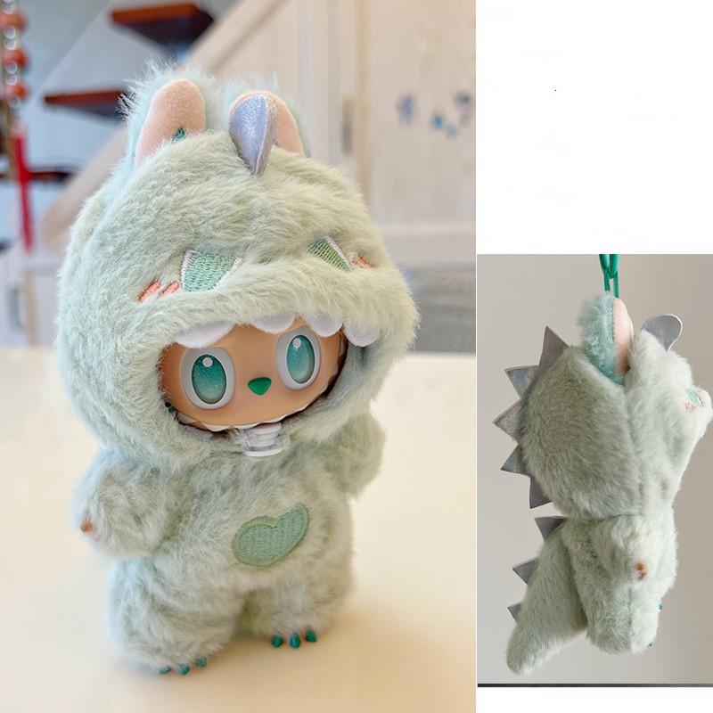 Pour les vêtements de poupée Labubu 15/17cm Tenue Dinosaure Petit démon Ailes d'Ange Pour Ropa labubu vêtements Accessoires