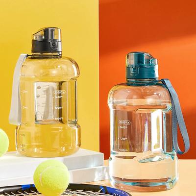 Large Capacity BPA FREE Fitness Camping Water Cup 1500ml Sport Bottle Kettle Portable Transparent High-temperature Resistant Cup