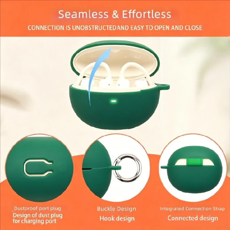 Silicone Earphone Protector Case Shock Absorption Dust Prevention for MC2 Wireless Earphone