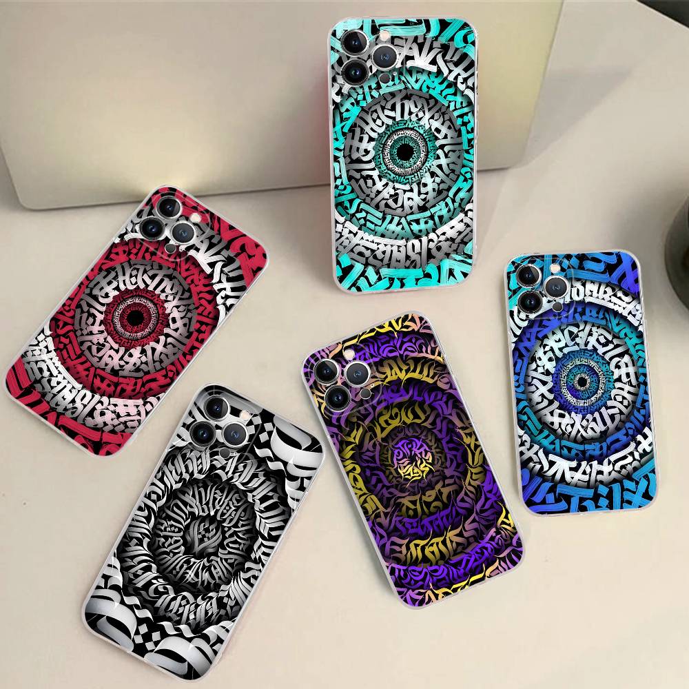Pokras Totem Design Art Graffiti Shockproof Silicone Clear Case For IPhone 17 16 15 14 13 12 11 Mini Pro Max Plus Cover