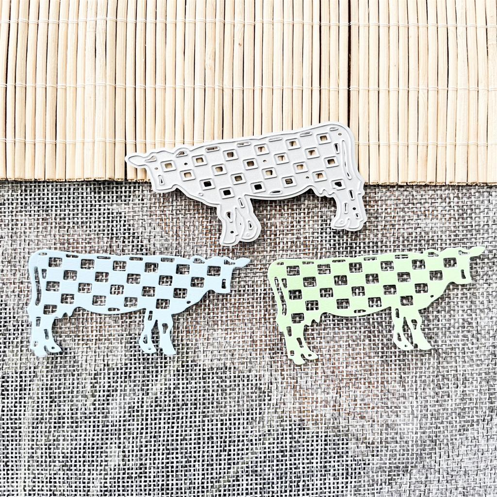 Metal Die Cuts Cow Embossing Stencil Cutting Dies for Card Making Scrapbooking Paper Craft DIY Template Handmade Mold