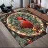 Weihnachtstiere Heim-Sofa-Dekoration für Wohnzimmer & Schlafzimmer, Rutschfeste Spiel-Flanell-Fußmatte für Spielzimmer