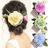 Side Clip Flower Hair Comb Bohemian Wedding Bride Accessories  Water Splashing Festival