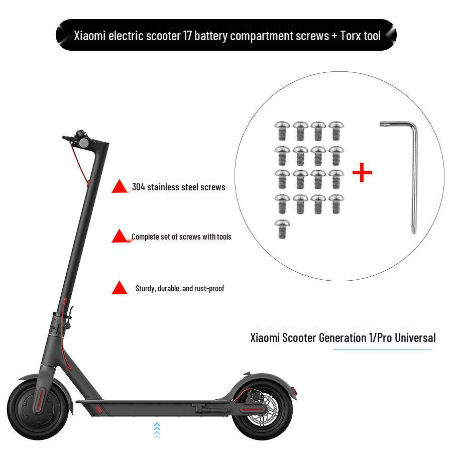 Xiaomi M365 Pro Electric Scooter Battery Cover & Screws Set