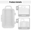 12Pcs Clear Mini Suitcase Candy Boxes Transparent Plastic Storage Boxes Travel Wedding Party Favor Decorations