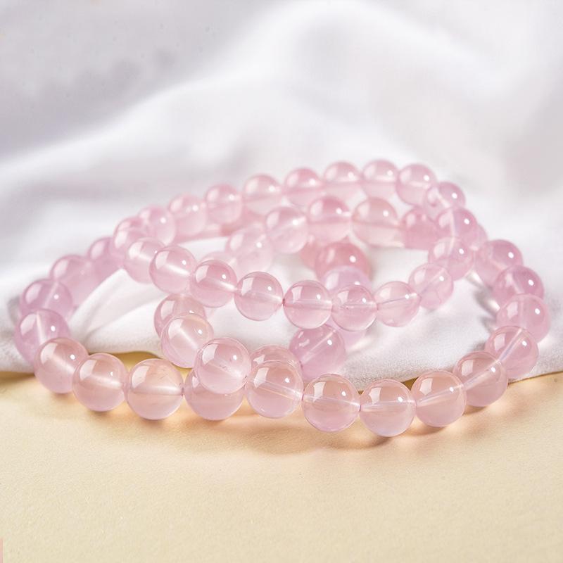 Natural Rose Quartz Round Beads for DIY Handmade Jewelry and Accessories
