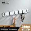 Foldable No-Drill Wall-Mounted Invisible Coat Hook for Dressing Room or Door