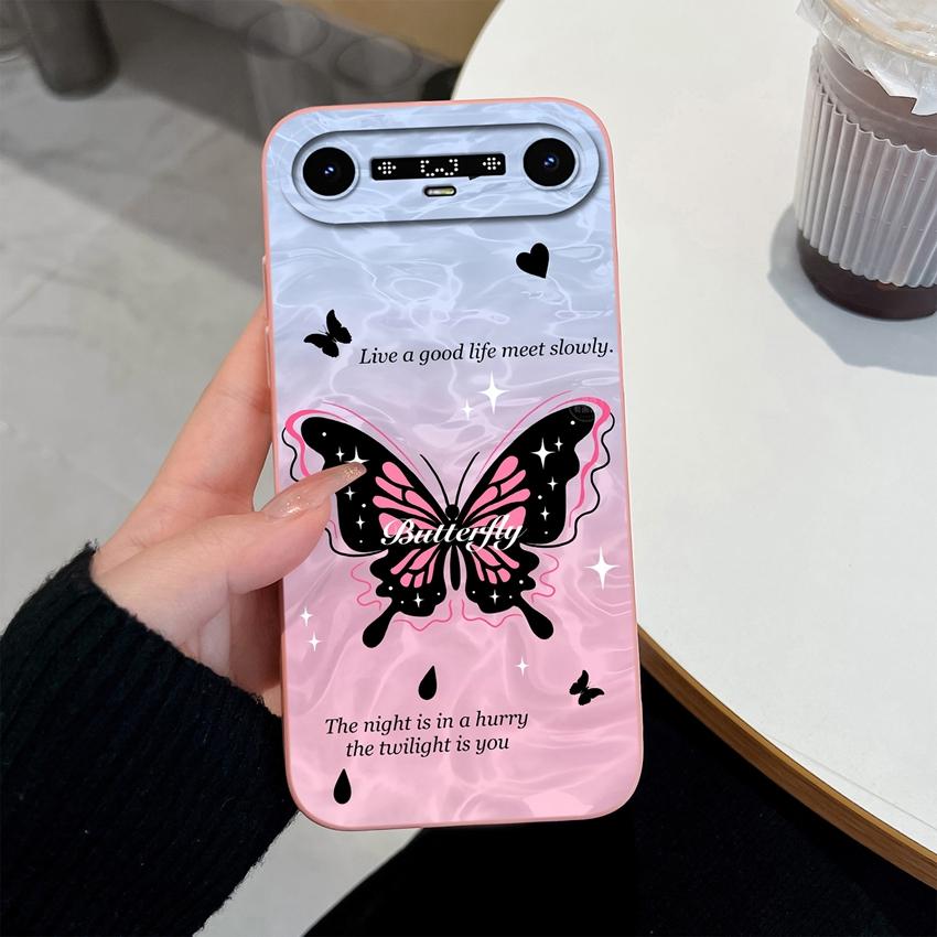 For Tecno Camon Slim CN6c / Pova Slim / Spark Slim Phone Case Playful Watercolor Cat Pattern Soft Smooth Matte Silicone Shockproof Shell For Daily Use