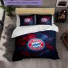 Set Biancheria da Letto Bayern Monaco Modello 3 Pezzi Morbida Copripiumino in Microfibra con Federe per Camera da Letto