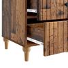 Nightstand Reclaimed Wood 43 x 41 x 66.5 cm Engineered Wood