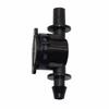 10pcs Anti-drip Device Shut Off Irrigation Valve Drip-proof Water Connector For Connect the Microjet Nozzle and 4/7mm Hose