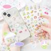 Crystal 3D Puffy Stickers for Kids Sparkling Cartoon Sweet Jelly Decals for DIY Decor Phone Case Scrapbook Journaling Sticker