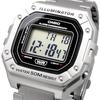CASIO Standard Digital Wristwatch W-218HD-1AV Mens Cheap Chipukashi Metal Band Silver Overseas Model