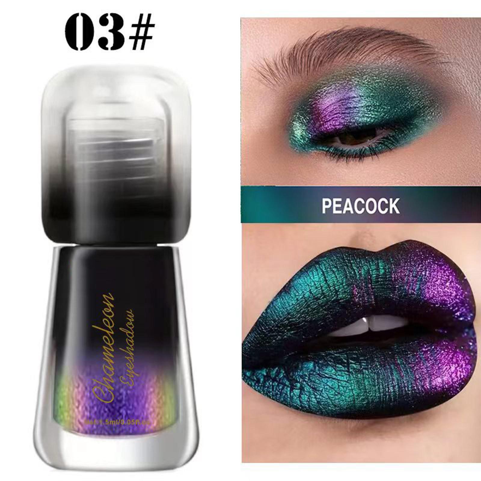 

Рідкі тіні для повік з ефектом хамелеона, 1 шт. Голографічний металевий глітерний макіяж, Інтенсивний блиск та багатовимірне сяйво для вечірки One Size