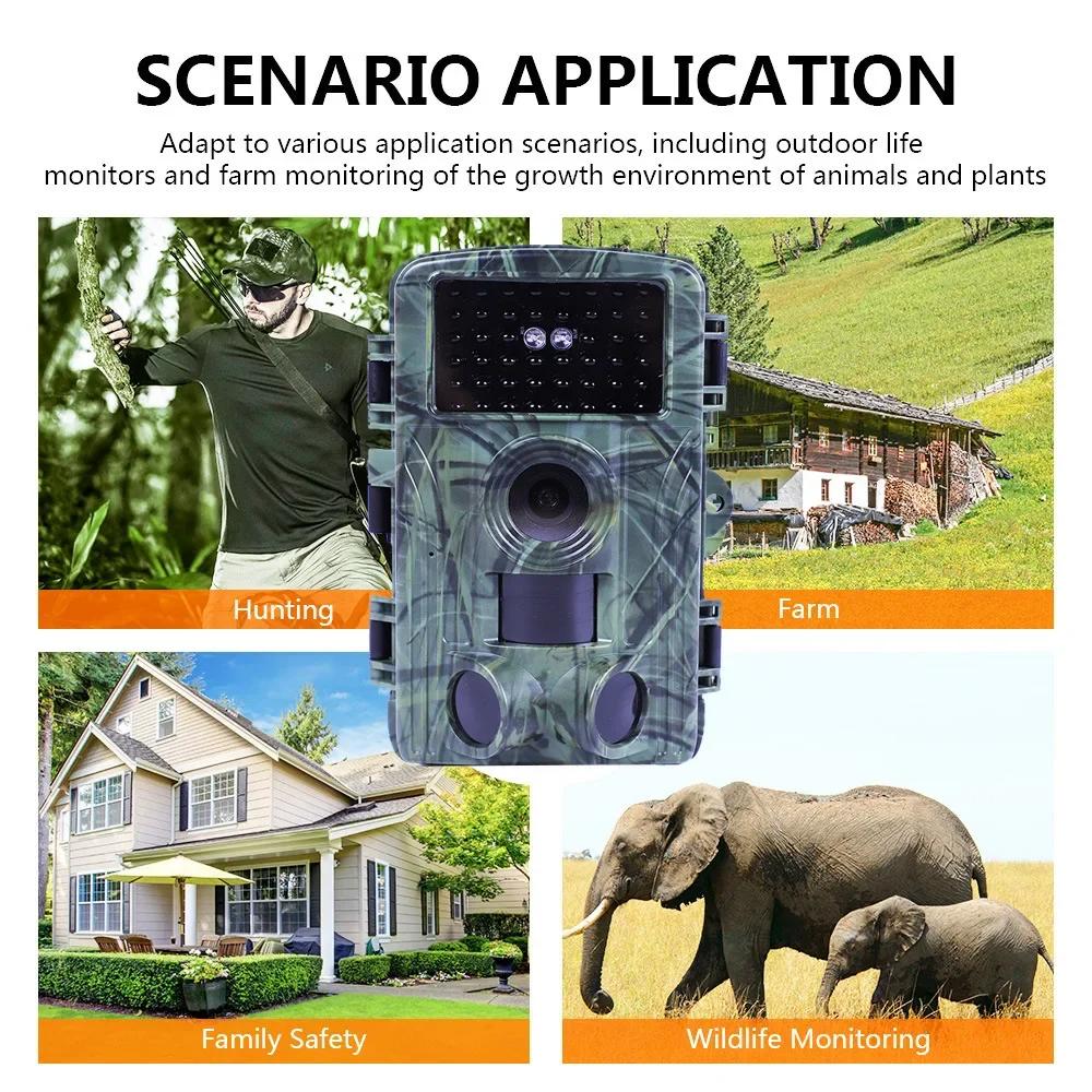 60MP WIFI Outdoor Jagd Wildkamera PR1600 4K Wildtierkamera Bewegungserkennung Nachtsicht Wasserdichte Fotofalle