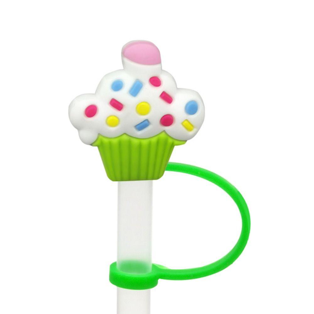 Splash Proof Straw Tip Covers Airtight Straw Topper Cute Drinking Dustproof Cap  Cup Accessories