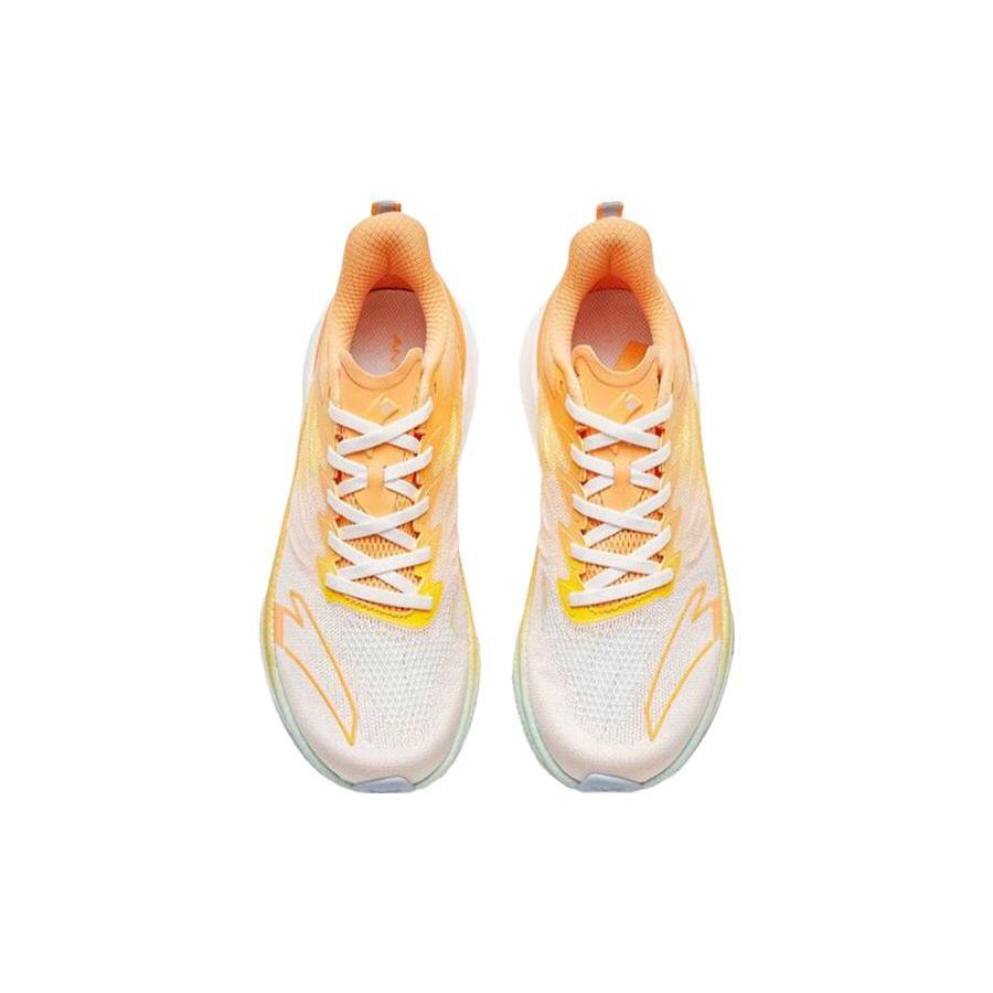 New Anta MACH 3.0 Anti Slip Wear Resistant Low Top Running Shoes Women's White Orange 122335583-3