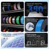 KINGROON 22LBS PETG veya PLA filament 3D Yazıcı Filament 10 Rulo 1KG 1.75MM Çevre Dostu İyi Tokluk Karışık Renk Ücretsiz Kargo