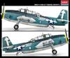 Academy 1/48 TBM-3 Avenger USS Bunker Hill Plastic Model 12285 ACADEMY