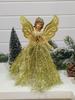 Christmas Angel Tree Topper Pendant Delicate Angel Figurine Ornaments Christmas Tree Decor Festive New Year Party Decoration
