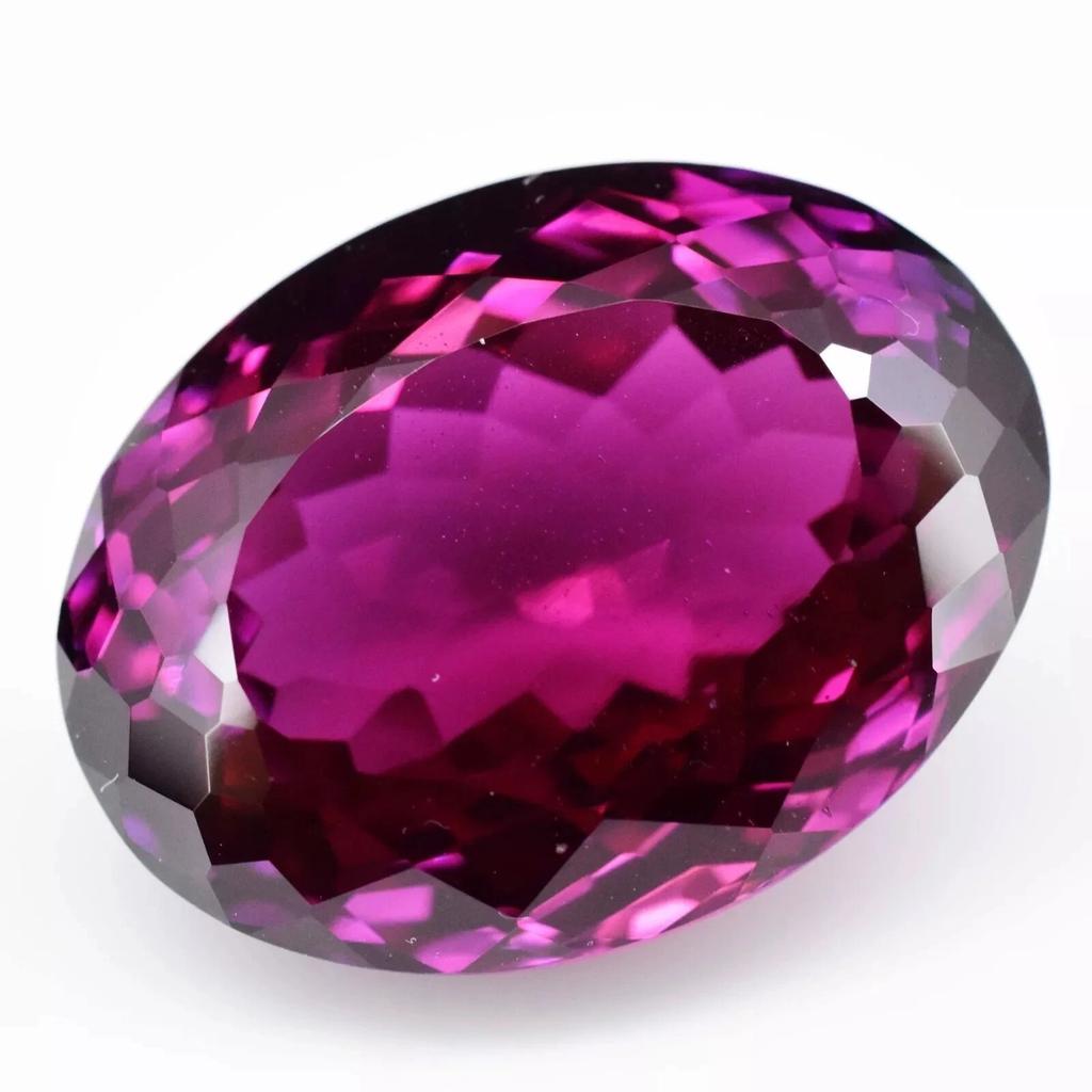 Natural Rhodolite Garnet Raspberry Pink Oval 36-38 Ct Beautiful Gemstone