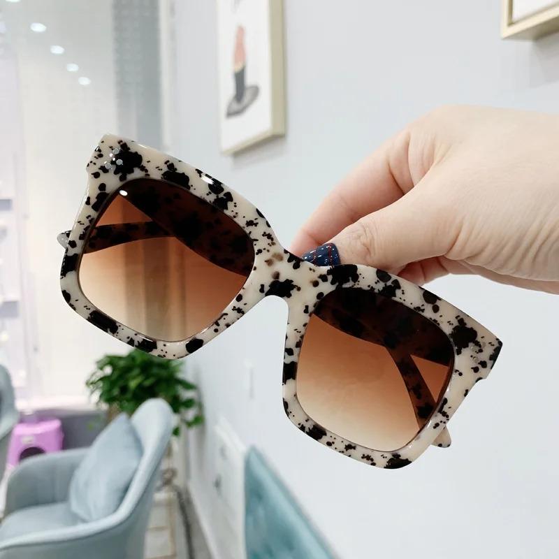 Brand Square Sunglasses  Women Fashion Trends Luxury Designer Cat Eye Oversized Sunglasses Female Gradient Eyewear Oculos