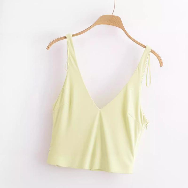 Spring V-Neck Sleeveless Balloon Hem Dress - European & American Hot Girl Style