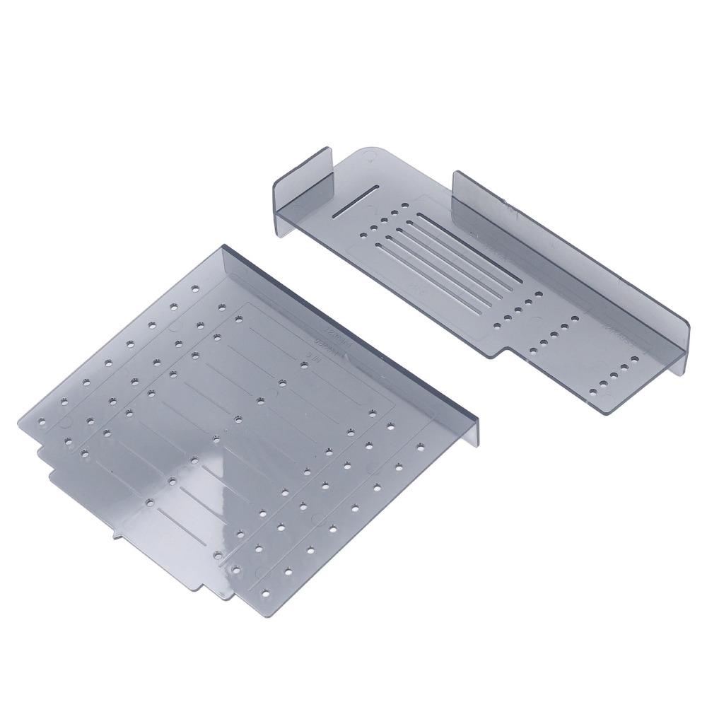 2pcs Plastic Material Cabinet Pull Drill Template  Cabinet Hardware Installation