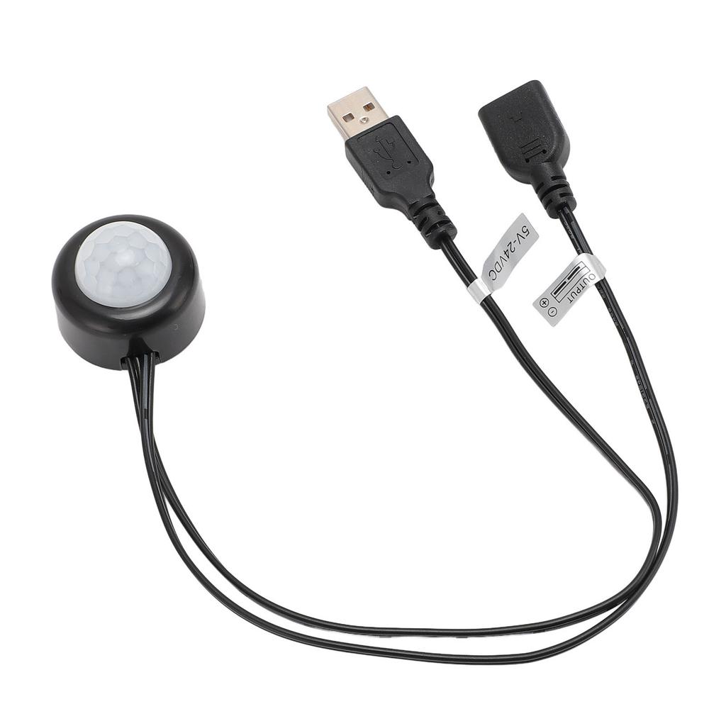 Capteur de mouvement PIR activé Interface USB Plug and Play Contrôleur de capteur infrarouge DC5V à 24V pour