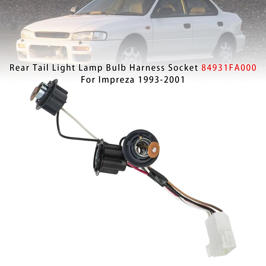 Rear Tail Light Lamp Bulb Harness Socket 84931FA000 For Impreza 1993-2001
