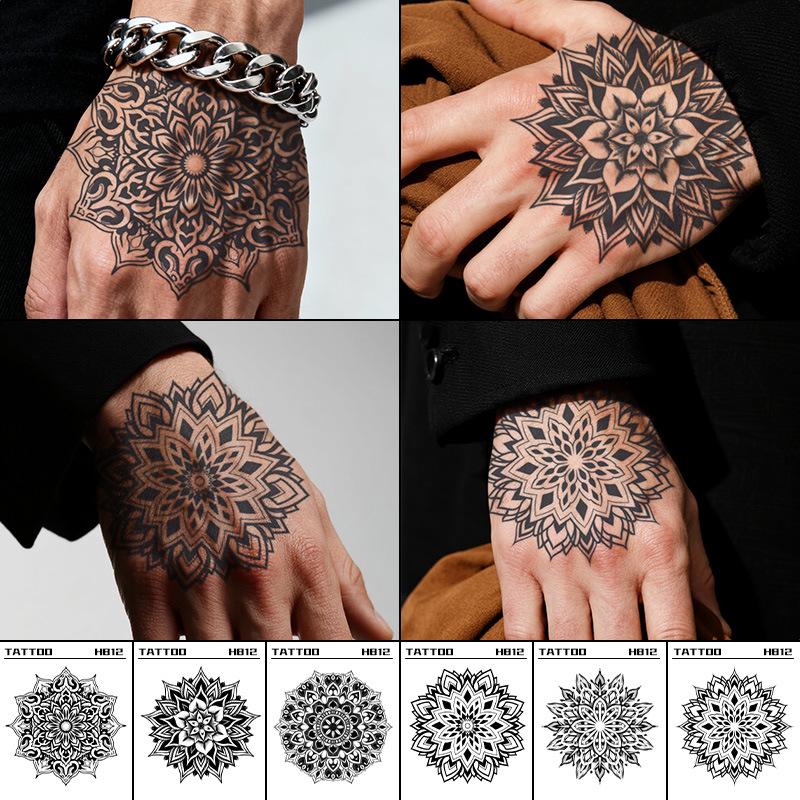 Cross-Border Fashion Herbal Tattoo Sticker - Waterproof, Long-lasting, Cool Designs for Hand and Shoulder