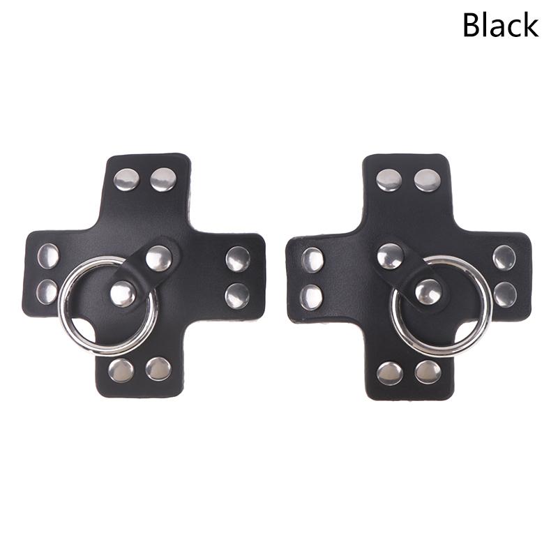 Women 1Pair Sexy Leather Cross Nipple Cover Reusable Breast Stickers Self Adhesive Nipple Pasties Nipple Covers Bra Accessoriesw