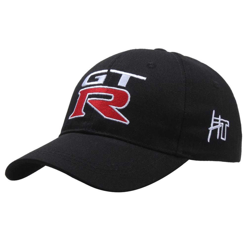 

Gtr Letter Embroidery Supercar Baseball Cap Outdoor Sports Casual Hat Women Men Black B