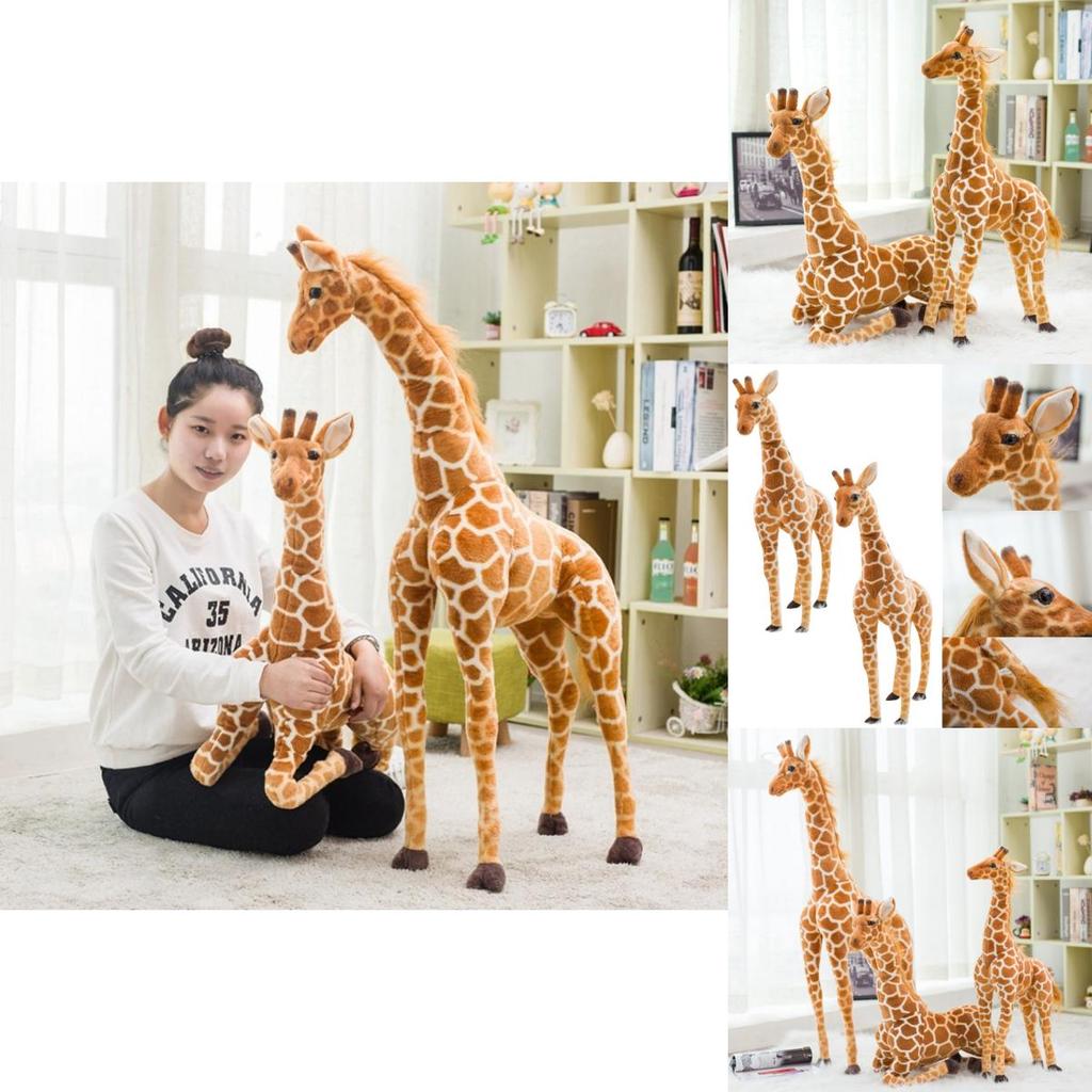 Realistic Giraffe Plush Toy For Kids Perfect Photo Prop And Gift For Birthdays And Holidays
