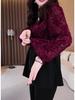 Spring 2025 European Lace Long Sleeve Shirt - Plus Size, Casual, Temperament Style for Middle-Aged Women